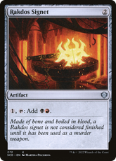 Sinete Rakdos / Rakdos Signet - Magic: The Gathering - MoxLand